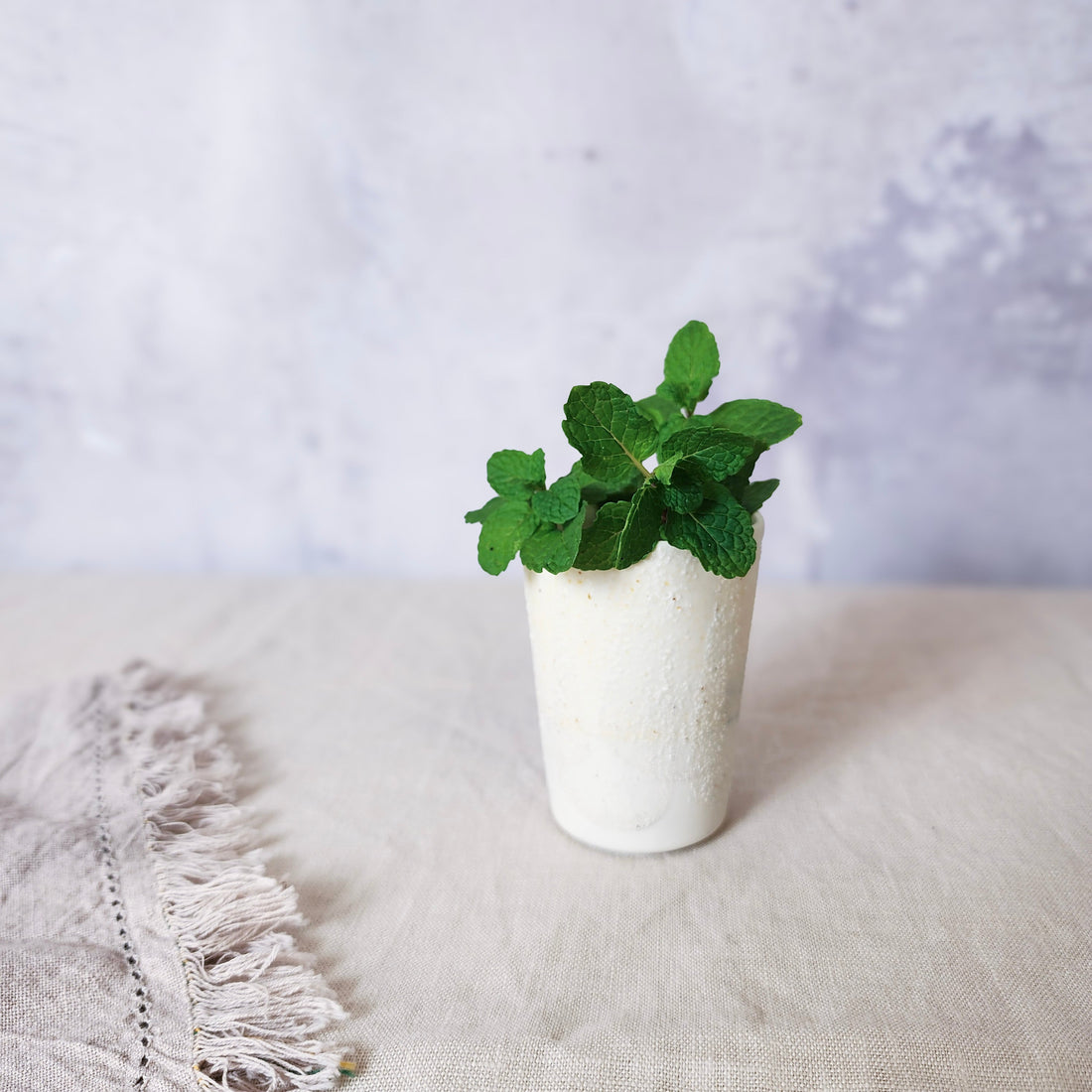 Ceramic Macchiato Cup - Salted White