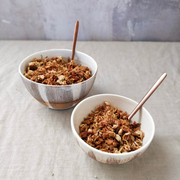 Ceramic Muesli/Dessert Bowl - Cinnabar